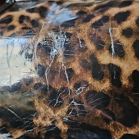 Nine West Leopard Purse + Clutch / Large Handbag - Picture 8 of 8